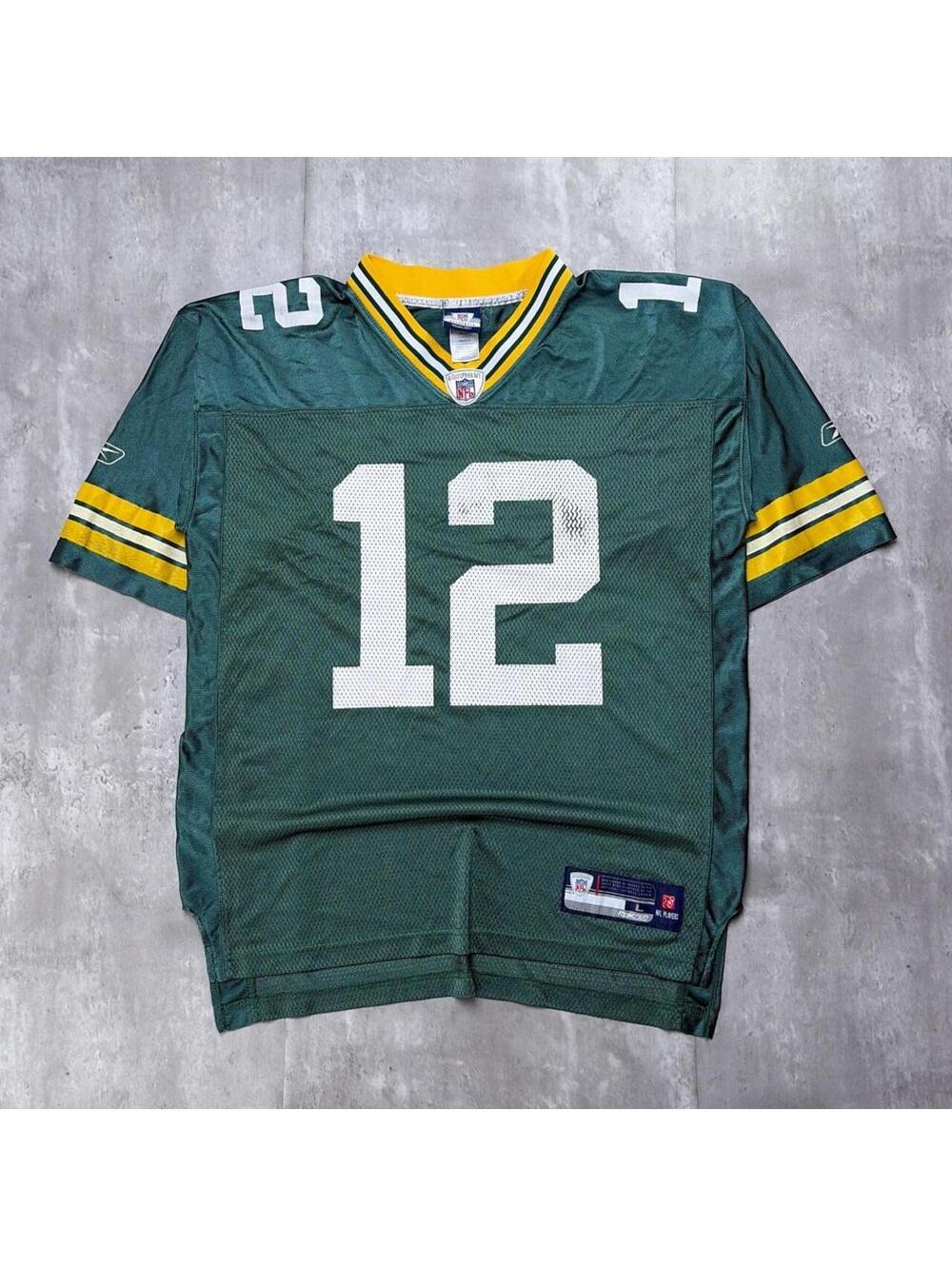 Vintage Reebok NFL Green Bay Packers Aaron Rodgers 12 Jersey